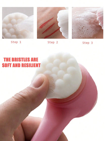 10 pcs Facial Beauty Care & Massage Tool Kit Combo - Face Massage Scraper, Roller, Face Ice Mold, Eye Hot/Cold Compress Mask, Facial Cleansing Brush, Sponge, Headband, Wristband, Toiletry Bag, Makeup Bag - Great Gift For Students, Moms, Sisters