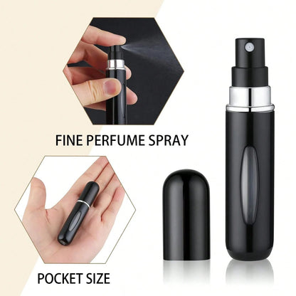 Travel Perfume Bottles, 5ml Refillable Travel Sprayer, Pocket Perfume Dispenser,  Suitable For Cologne Perfume, Holiday Travel Essential, Travel Bag, Travel Accessories, Beach Vacation, Summer Break, School Accessories, Back To School Supplies