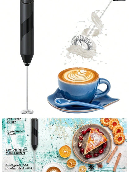Milk Frother,Shipped At Random Handheld Milk Frother, Mini Milk Frother, Coffee Stirrer, Stainless Steel Drink Mixer, For Coffee, Latte, Cappuccino, Matcha, Hot Chocolate, Portable Milk Frother,